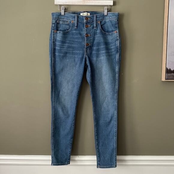 Madewell Classic Blue Skinny Jeans - Picture 2 of 5